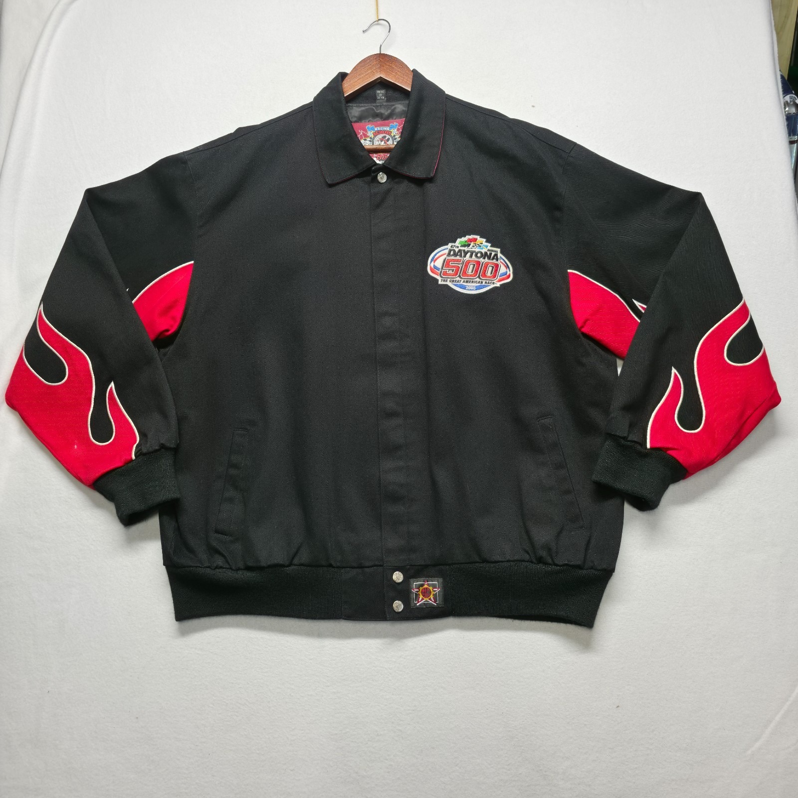 Vintage 2005 Disney Mickeys Pit Crew Nascar Daytona 500 Racing Jacket Size 2xl